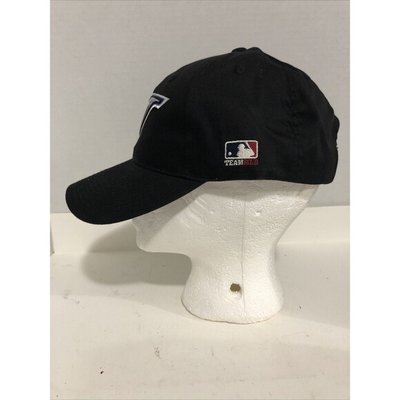 Toronto Blue Jays Black Adjustable Hat MLB Outdoor Cap Baseball TEAM MLB - Picture 2 of 7